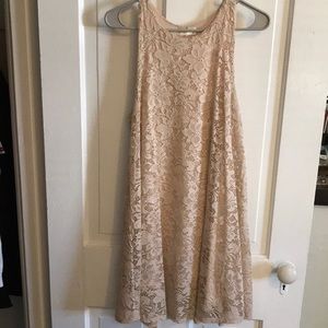 Lacy off white dress